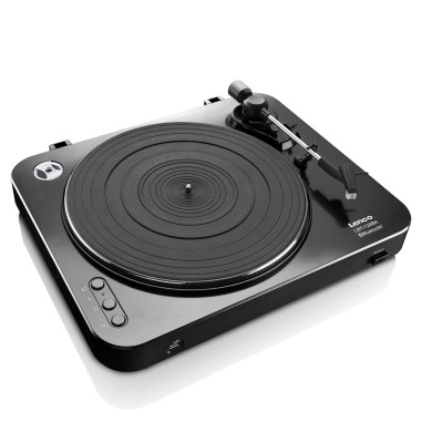 Lenco LBT-120BK Lecteur de disques avec encodage direct et Bluetooth® Noir