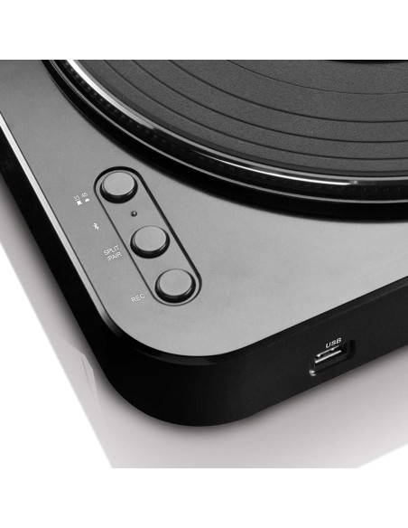 Lenco LBT-120BK Lecteur de disques avec encodage direct et Bluetooth® Noir