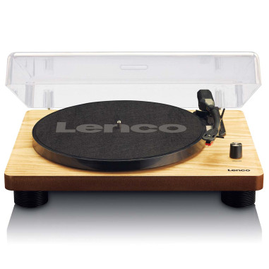 Lenco LS-50WD LS-50WD Platine vinyle avec haut-parleurs intégrés USB Encoding Wood