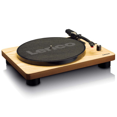 Lenco LS-50WD LS-50WD Platine vinyle avec haut-parleurs intégrés USB Encoding Wood