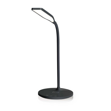 Nedis LTLGQ4M2BK Lampe LED avec chargeur sans fil