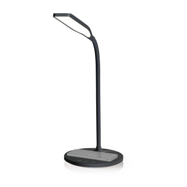 Nedis LTLGQ4M2BK Lampe LED avec chargeur sans fil