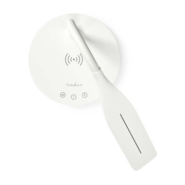 Nedis LTLGQ4M2WT Lampe LED avec chargeur sans fil