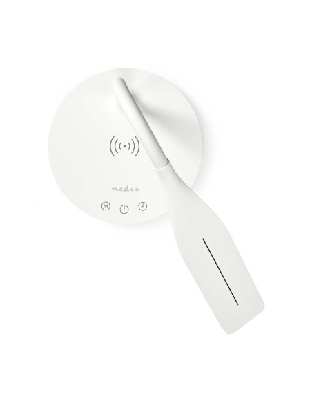 Nedis LTLGQ4M2WT Lampe LED avec chargeur sans fil