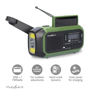 Nedis RDDBCR2000GN Radio d'urgence