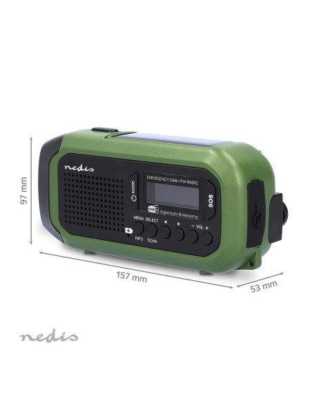 Nedis RDDBCR2000GN Radio d'urgence