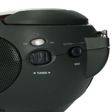 Lenco SCD-24 WHITE Radio FM stéréo portable avec CD Blanc