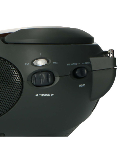 Lenco SCD-24 WHITE Radio FM stéréo portable avec CD Blanc