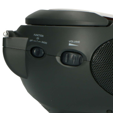 Lenco SCD-24 WHITE Radio FM stéréo portable avec CD Blanc