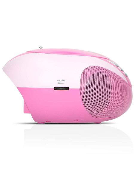 Lenco SCD-37 USBPINK SCD-37 USB Pink Portable FM Radio CD and USB player Pink