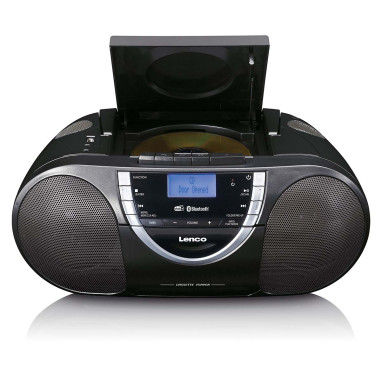 Lenco SCD-6900BK Radio portable DAB+ et FM avec cassette CD et Bluetooth Noir