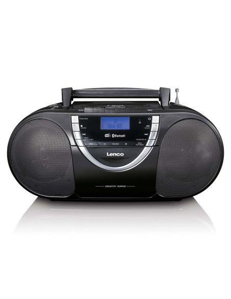 Lenco SCD-6900BK Radio portable DAB+ et FM avec cassette CD et Bluetooth Noir