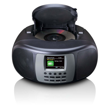 Lenco SCD-860BK Radio portable DAB+/FM avec lecteur CD Bluetooth® et grand écran couleur LCD Noir