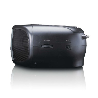 Lenco SCD-860BK Radio portable DAB+/FM avec lecteur CD Bluetooth® et grand écran couleur LCD Noir
