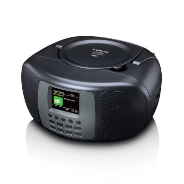 Lenco SCD-860BK Radio portable DAB+/FM avec lecteur CD Bluetooth® et grand écran couleur LCD Noir