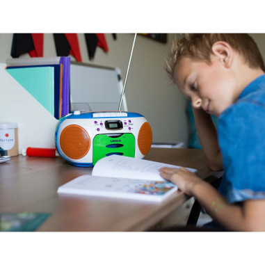 Lenco SCD-971 Radio portable avec CD et cassette Kids Multi Colour