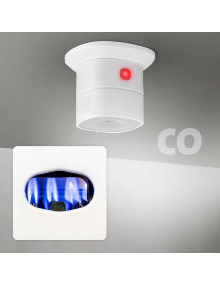 Alecto SMARTCOA10 SMARTCOA10 Détecteur intelligent de monoxyde de carbone