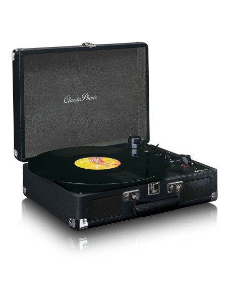 Lenco TT-115BK Platine rétro BT USB play/encode Aux
