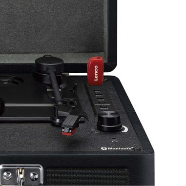 Lenco TT-115BK Platine rétro BT USB play/encode Aux