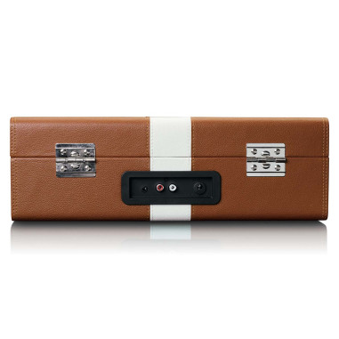Lenco TT-120BNWH Platine de valise avec batterie rechargeable BT et haut-parleur