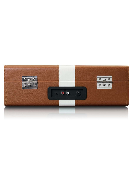 Lenco TT-120BNWH Platine de valise avec batterie rechargeable BT et haut-parleur