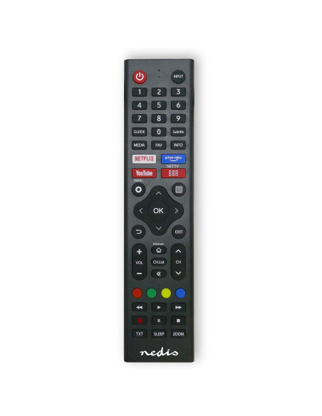 Nedis TVRC45HIBK Télécommande de remplacement