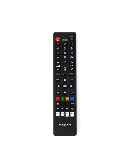 Nedis TVRC45PASHBK Télécommande de remplacement