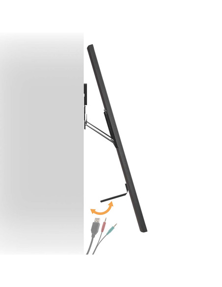 Nedis TVWM5065BK Support TV mural fixe