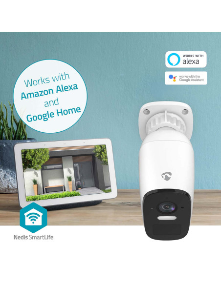 Nedis WIFICBO32WT Caméra extérieure SmartLife