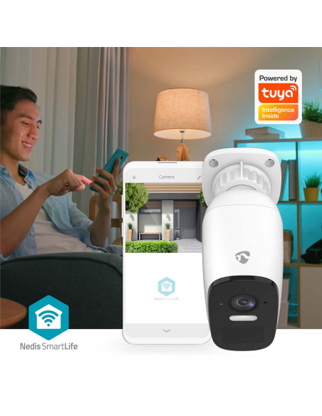 Nedis WIFICBO32WT Caméra extérieure SmartLife