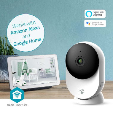 Nedis WIFICI12CWT Caméra intérieure SmartLife