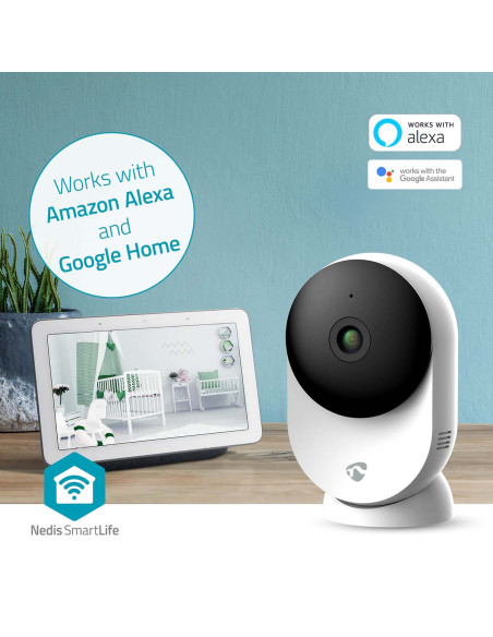 Nedis WIFICI12CWT Caméra intérieure SmartLife