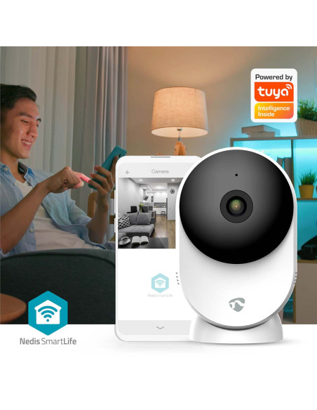 Nedis WIFICI12CWT Caméra intérieure SmartLife