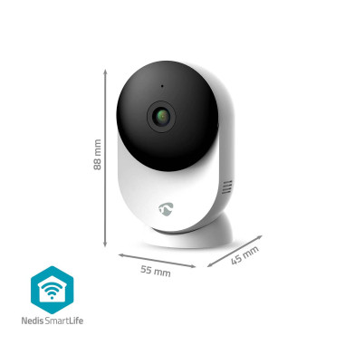 Nedis WIFICI12CWT Caméra intérieure SmartLife