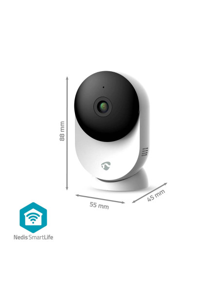 Nedis WIFICI12CWT Caméra intérieure SmartLife