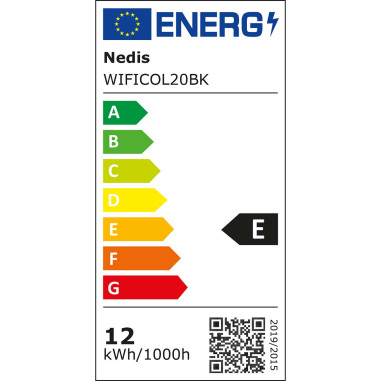 Nedis WIFICOL20BK Caméra extérieure SmartLife