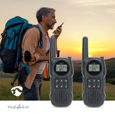 Nedis WLTK1050BK Set de Talkie-Walkie