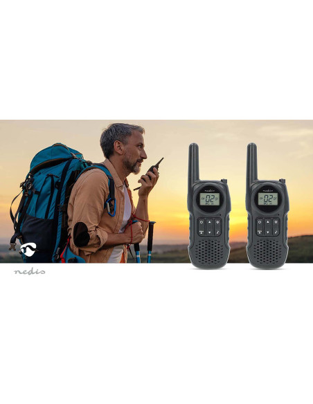 Nedis WLTK1050BK Set de Talkie-Walkie