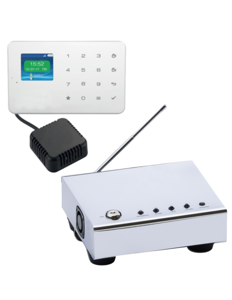 PACK ALARM DETECT SX1 Alarme Camping-car 12V/230V + Transmetteur