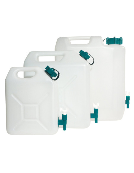 Jerrican extra-fort avec robinet eaux propres 20 litres