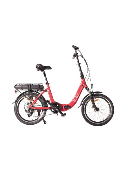 EZA Vélo à assistance électrique Confort 20'' Rouge 13Ah