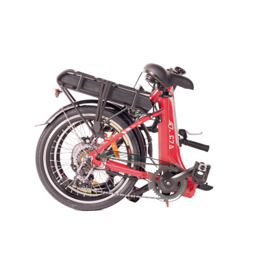 EZA Vélo à assistance électrique Confort 20'' Rouge 13Ah