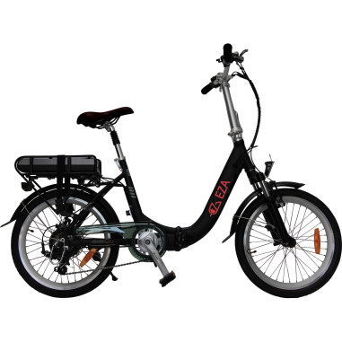 EZA Vélo à assistance électrique Confort 20'' Noir 13Ah