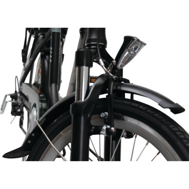 EZA Vélo à assistance électrique Confort 20'' Noir 13Ah