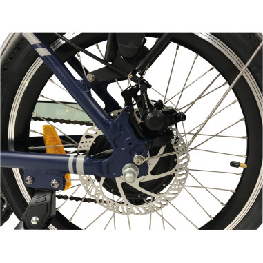 EZA Vélo à assistance électrique Confort 20'' Noir 13Ah
