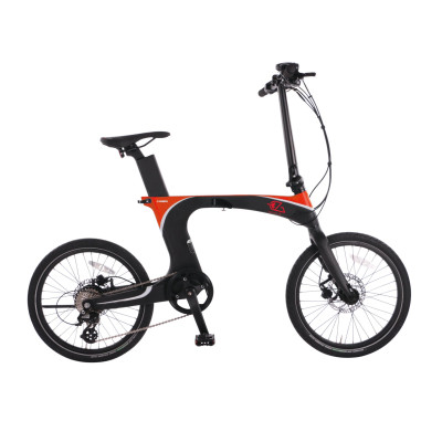 EZA Vélo à assistance électrique pliant 20'' Carbon