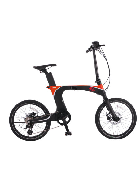 EZA Vélo à assistance électrique pliant 20'' Carbon