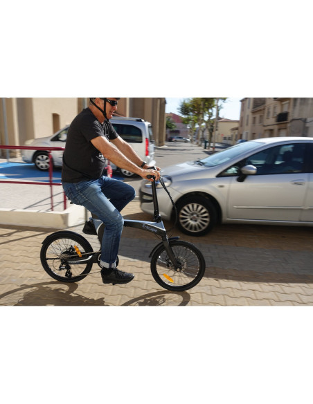 EZA Vélo à assistance électrique pliant 20'' Carbon