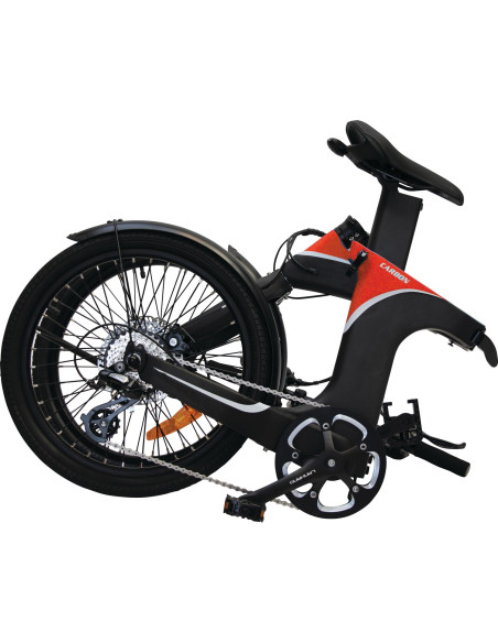 EZA Vélo à assistance électrique pliant 20'' Carbon