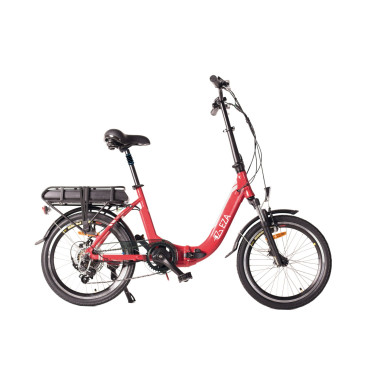 EZA Vélo à assistance électrique Confort 20'' Rouge 10,4Ah